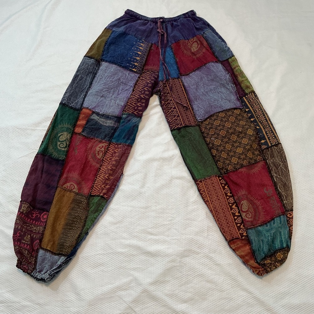 Patchwork Multicolor Pants , - image 1